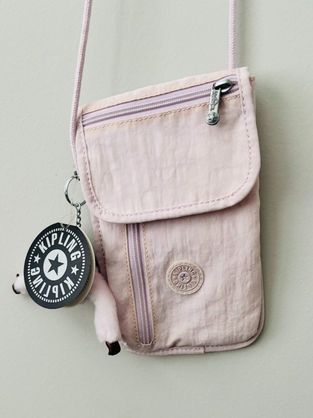 KIPLING Travel Wallet - Pink Crush